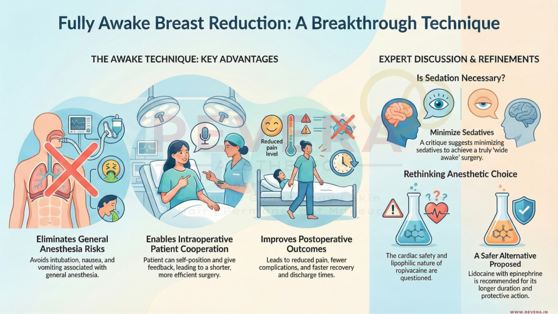 Infographic showing Fully Awake Breast Surgery
